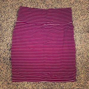 ✨Charlotte Rousse✨ red and white striped mini